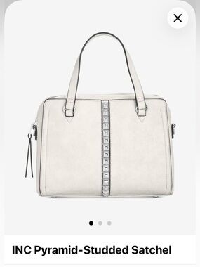Macys INC Pyramid Studded Satchel